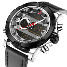 Load image into Gallery viewer, NAVIFORCE Luxury Brand Men Analog Digital Leather Sports Watches Men's Army Military Watch Man Quartz Clock Relogio Masculino