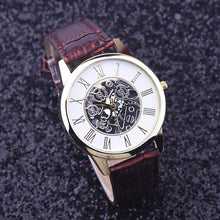 Load image into Gallery viewer, 2017 Luxury Brand Men Watch Fashion Rome Digital Leather Band Analog Dial Quartz Wristwatch Watches Male Clock relogio masculino