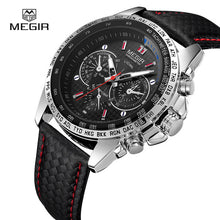 Load image into Gallery viewer, MEGIR Men's Watches Top Brand Luxury Quartz Watch Men Fashion Casual Luminous Waterproof Clock  Relogio Masculino 1010