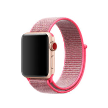 Load image into Gallery viewer, CRESTED nylon sport loop strap For Apple Watch band 42mm 38mm iWatch 3/2/1 bracelet hook-and-loop wrist watchband accessories