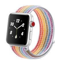 Load image into Gallery viewer, CRESTED nylon sport loop strap For Apple Watch band 42mm 38mm iWatch 3/2/1 bracelet hook-and-loop wrist watchband accessories