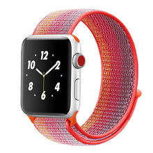Load image into Gallery viewer, CRESTED nylon sport loop strap For Apple Watch band 42mm 38mm iWatch 3/2/1 bracelet hook-and-loop wrist watchband accessories