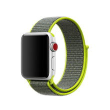 Load image into Gallery viewer, CRESTED nylon sport loop strap For Apple Watch band 42mm 38mm iWatch 3/2/1 bracelet hook-and-loop wrist watchband accessories