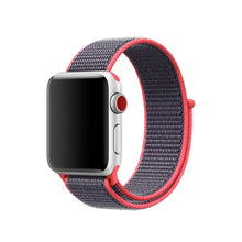 Load image into Gallery viewer, CRESTED nylon sport loop strap For Apple Watch band 42mm 38mm iWatch 3/2/1 bracelet hook-and-loop wrist watchband accessories