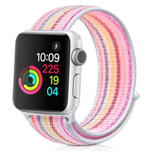 Load image into Gallery viewer, CRESTED nylon sport loop strap For Apple Watch band 42mm 38mm iWatch 3/2/1 bracelet hook-and-loop wrist watchband accessories