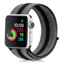 Load image into Gallery viewer, CRESTED nylon sport loop strap For Apple Watch band 42mm 38mm iWatch 3/2/1 bracelet hook-and-loop wrist watchband accessories