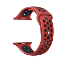 Load image into Gallery viewer, Brand Sport Silicone strap for Apple Watch Band 42mm Bracelet Wristband for Apple Watch Strap Rubber iwatch 3/2/1 38MM Watchband