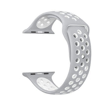 Load image into Gallery viewer, Brand Sport Silicone strap for Apple Watch Band 42mm Bracelet Wristband for Apple Watch Strap Rubber iwatch 3/2/1 38MM Watchband