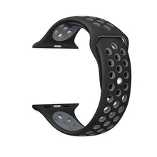Load image into Gallery viewer, Brand Sport Silicone strap for Apple Watch Band 42mm Bracelet Wristband for Apple Watch Strap Rubber iwatch 3/2/1 38MM Watchband