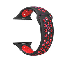 Load image into Gallery viewer, Brand Sport Silicone strap for Apple Watch Band 42mm Bracelet Wristband for Apple Watch Strap Rubber iwatch 3/2/1 38MM Watchband