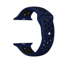 Load image into Gallery viewer, Brand Sport Silicone strap for Apple Watch Band 42mm Bracelet Wristband for Apple Watch Strap Rubber iwatch 3/2/1 38MM Watchband