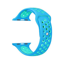 Load image into Gallery viewer, Brand Sport Silicone strap for Apple Watch Band 42mm Bracelet Wristband for Apple Watch Strap Rubber iwatch 3/2/1 38MM Watchband