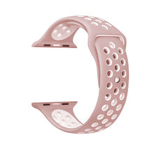 Load image into Gallery viewer, Brand Sport Silicone strap for Apple Watch Band 42mm Bracelet Wristband for Apple Watch Strap Rubber iwatch 3/2/1 38MM Watchband