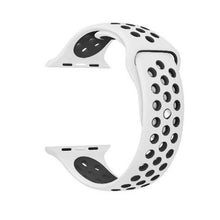Load image into Gallery viewer, Brand Sport Silicone strap for Apple Watch Band 42mm Bracelet Wristband for Apple Watch Strap Rubber iwatch 3/2/1 38MM Watchband
